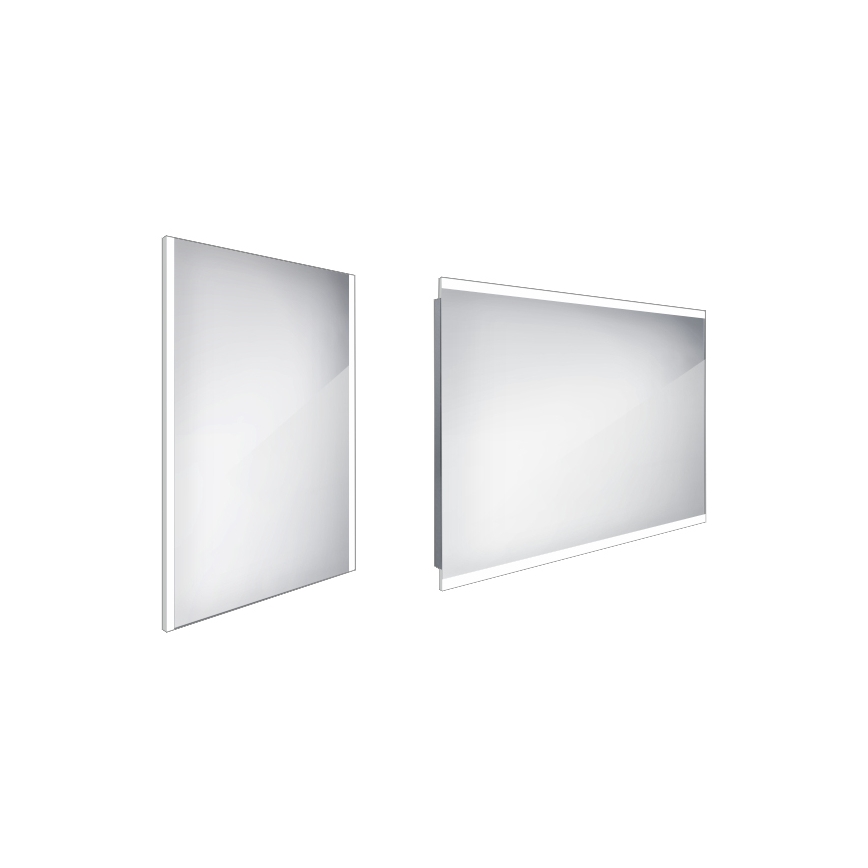 NIMCO ZP 11002 - LED Kupaonsko ogledalo s pozadinskim osvjetljenjem LED/24W/230V 6500K 80x60 cm IP44