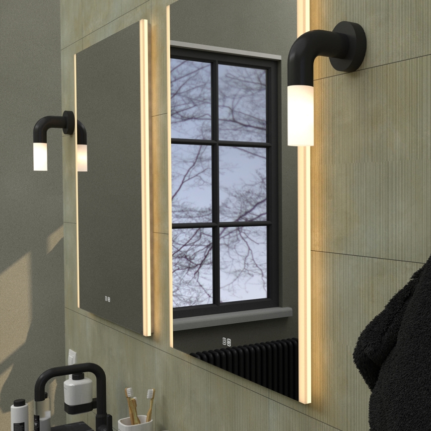 NIMCO ZP 11002VX - LED Ogledalo za kupaonicu s prigušivim pozadinskim osvjetljenjem LED/24W/230V 3000-6500K 80x60 cm IP44