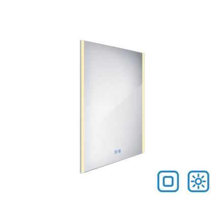 NIMCO ZP 11002VX - LED Ogledalo za kupaonicu s prigušivim pozadinskim osvjetljenjem LED/24W/230V 3000-6500K 80x60 cm IP44