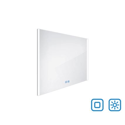 NIMCO ZP 11003V - LED Ogledalo za kupaonicu s prigušivim pozadinskim osvjetljenjem LED/21W/230V 3000-6500K 70x80 cm IP44