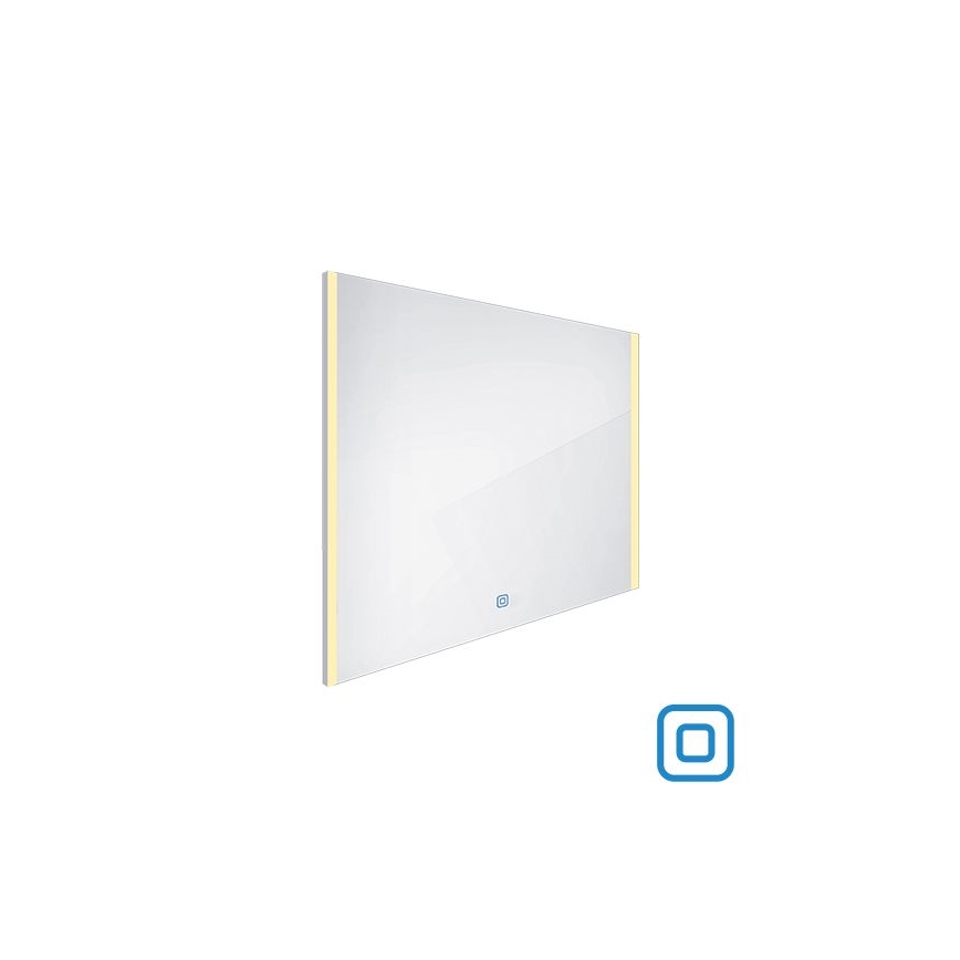NIMCO ZP 11003V - LED Ogledalo za kupaonicu s prigušivim pozadinskim osvjetljenjem LED/21W/230V 3000-6500K 70x80 cm IP44