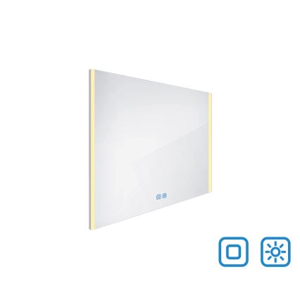 NIMCO ZP 11003VX - LED Ogledalo za kupaonicu s prigušivim pozadinskim osvjetljenjem LED/21W/230V 3000-6500K 70x80 cm IP44
