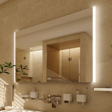 NIMCO ZP 11003VX - LED prigušivo kupaonsko ogledalo s pozadinskim osvjetljenjem LED/21W/230V 3000-6500K 70x80 cm IP44