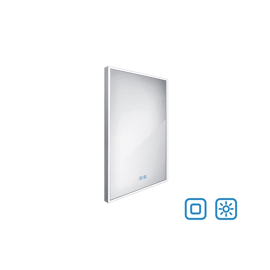 NIMCO ZP 13001VX - LED Ogledalo za kupaonicu s prigušivim pozadinskim osvjetljenjem LED/35W/230V 3000-6500K 70x50 cm IP44