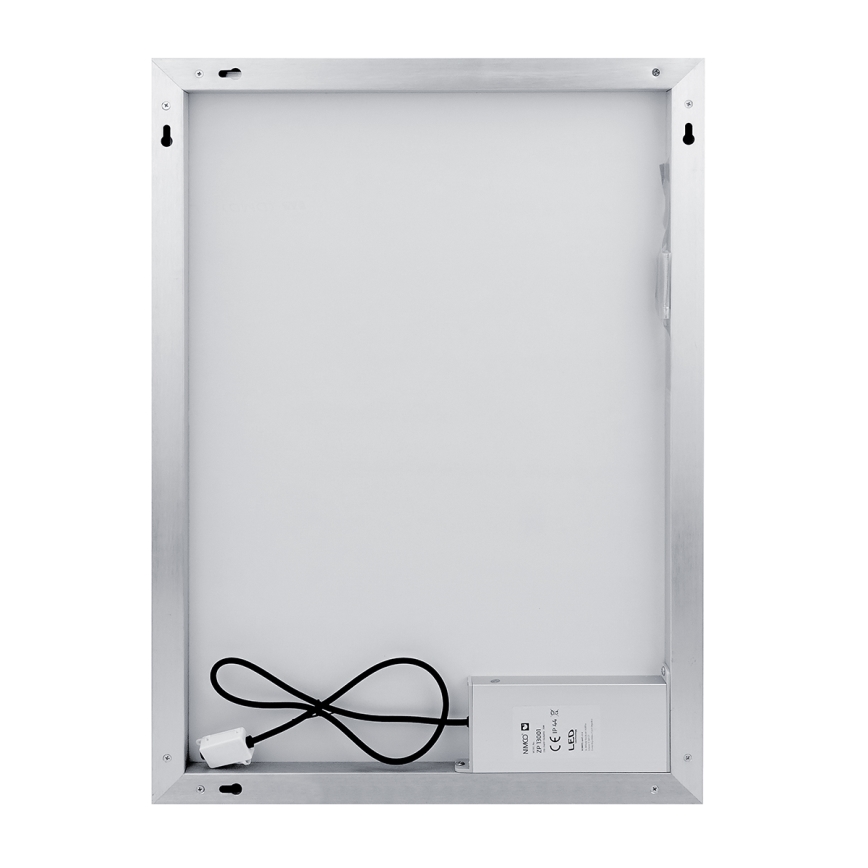 NIMCO ZP 13002VX - LED Ogledalo za kupaonicu s prigušivim pozadinskim osvjetljenjem LED/41W/230V 3000-6500K 80x60 cm IP44