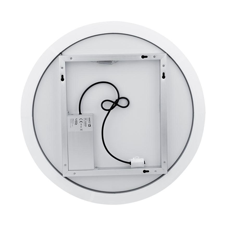 NIMCO ZP 26000R - LED kupaonsko ogledalo s pozadinskim osvjetljenjem LED/26W/230V 6500K promjer 60 cm IP44
