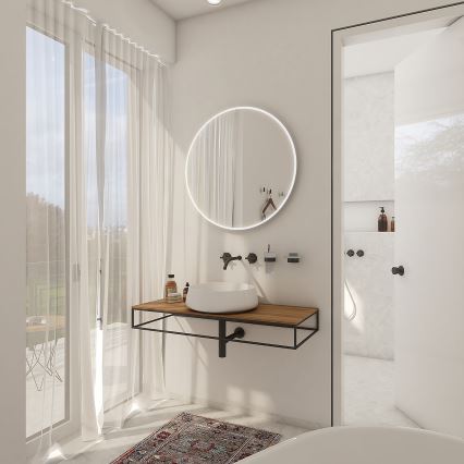 NIMCO ZP 26000R - Ogledalo za kupaonicu s LED pozadinskim osvjetljenjem LED/26W/230V 6500K Ø 60 cm IP44