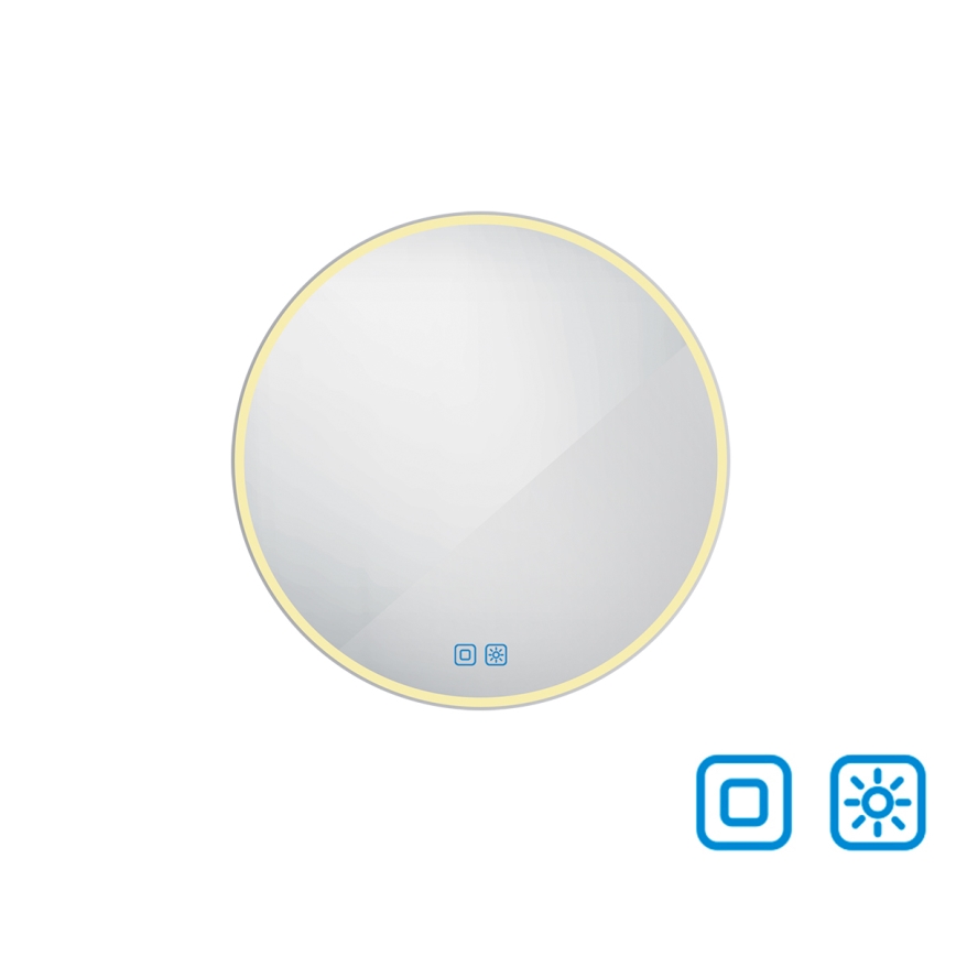 NIMCO ZP 26000RVX - LED prigušivo kupaonsko ogledalo s pozadinskim LED osvjetljenjem LED/26W/230V 3000-6500K pr. 60 cm IP44