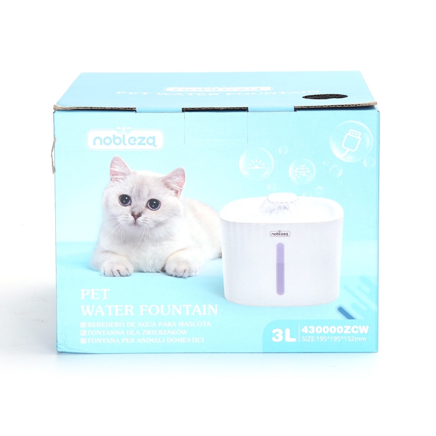 Nobleza - Fontana za mačke 2l USB