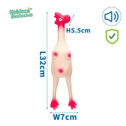 Nobleza - Piskajuća igračka za pse pile