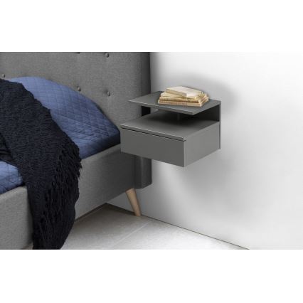 Noćni ormarić AVA siva