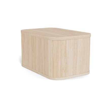 Noćni ormarić MADERA 46x30 cm bijeli hrast