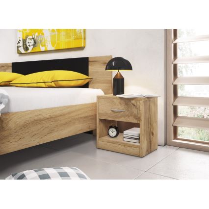 Noćni ormarić NED hrast Wotan