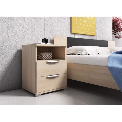 Noćni ormarić NED u dekoru hrasta Sonoma