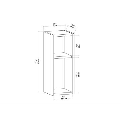 Noćni ormarić TILMO antracit