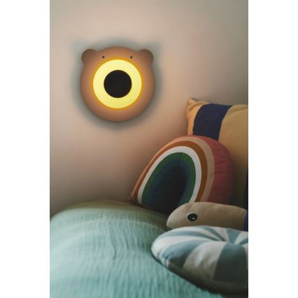 Nordlux - Dječja zidna svjetiljka BRUNA BEAR 1xE14/25W/230V medvjed