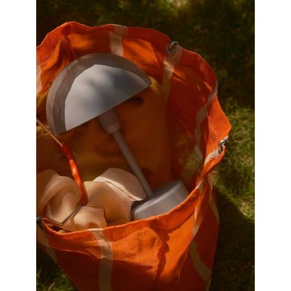 Nordlux - LED punjiva vanjska stolna lampa ELLEN s mogućnošću prigušivanja LED/2,8W/3,7V IP44 2200 mAh siva