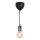 Nordlux - Kabel za napajanje AVRA 1xE27/60W/230V crna