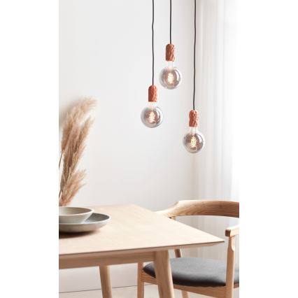 Nordlux - Kabel za napajanje HANG 1xE27/40W/230V bakrena/crna
