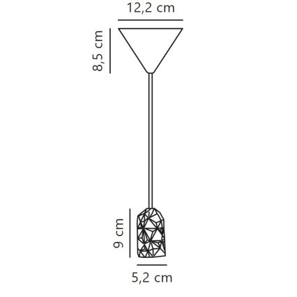 Nordlux - Kabel za napajanje HANG 1xE27/40W/230V bijela