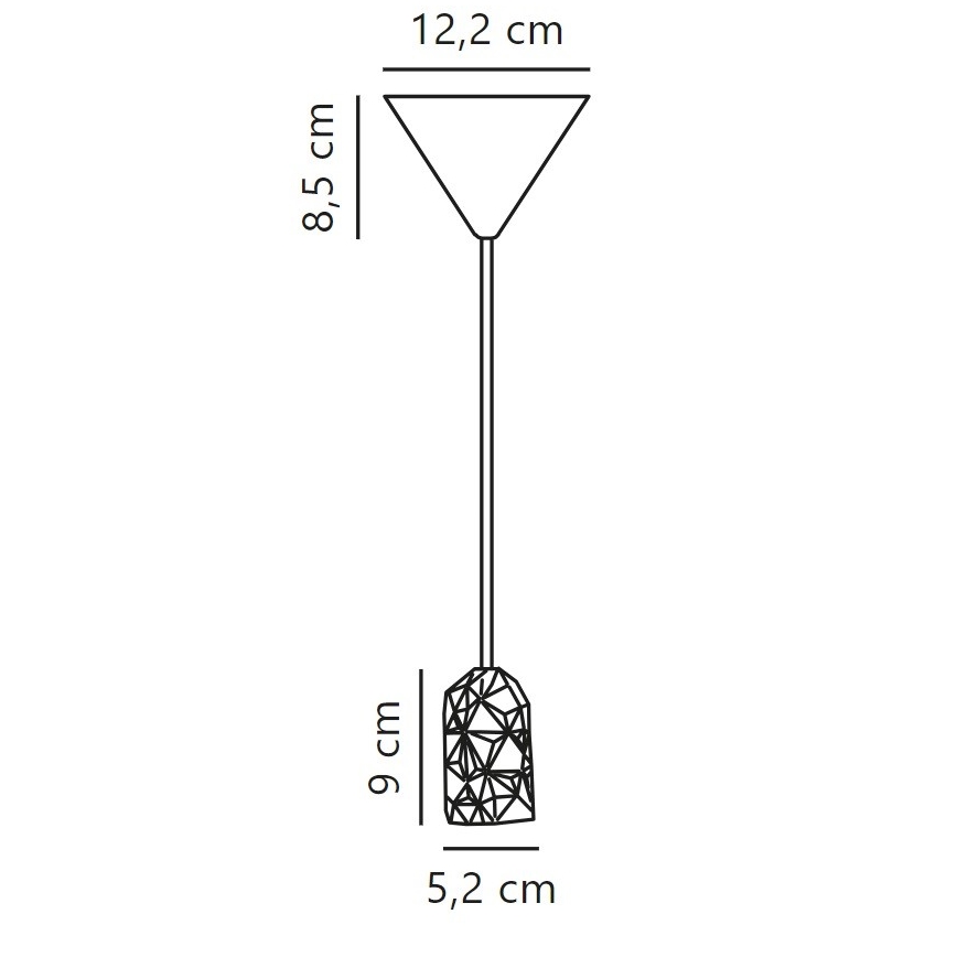 Nordlux - Kabel za napajanje HANG 1xE27/40W/230V bijela