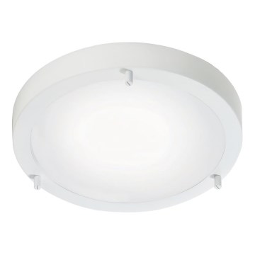 Nordlux - Kupaonska stropna svjetiljka ANCONA 2xE27/40W/230V IP43 Ø 31,5 cm bijela