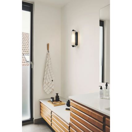 Nordlux - Kupaonsko osvjetljenje za ogledalo NIMAL 2xE14/25W/230V IP44 crna