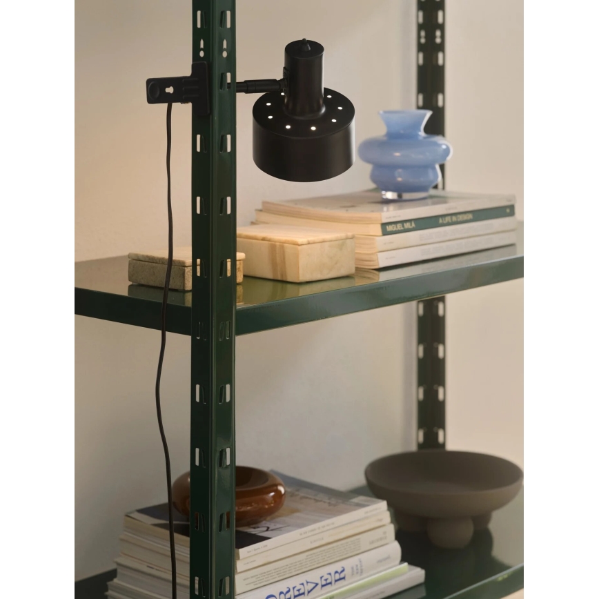 Nordlux - Lampa s kvačicom MATIS 1xE27/15W/230V crna