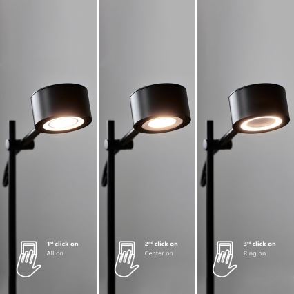 Nordlux - LED podesiva podna lampa CLYDE 2xLED/4W/230V