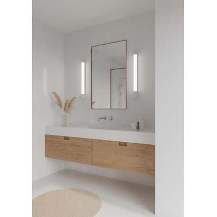 Nordlux - LED kupaonsko osvjetljenje za ogledalo s utičnicom MALAIKA LED/15W/230V IP44 68,4 cm bijela