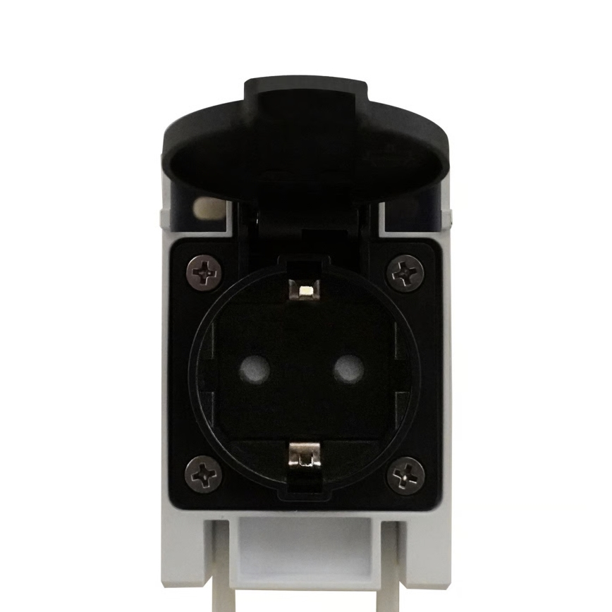 Nordlux - LED kupaonsko osvjetljenje za ogledalo s utičnicom MALAIKA LED/15W/230V IP44 68,4 cm crna