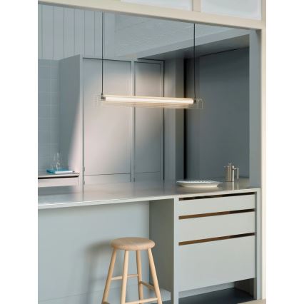 Nordlux - prigušivi LED luster na sajli ALIANI LED/20W/230V 3000K 100 cm crna/prozirna