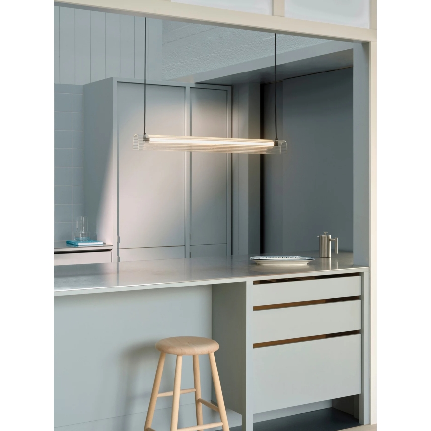 Nordlux - prigušivi LED luster na sajli ALIANI LED/20W/230V 3000K 100 cm crna/prozirna