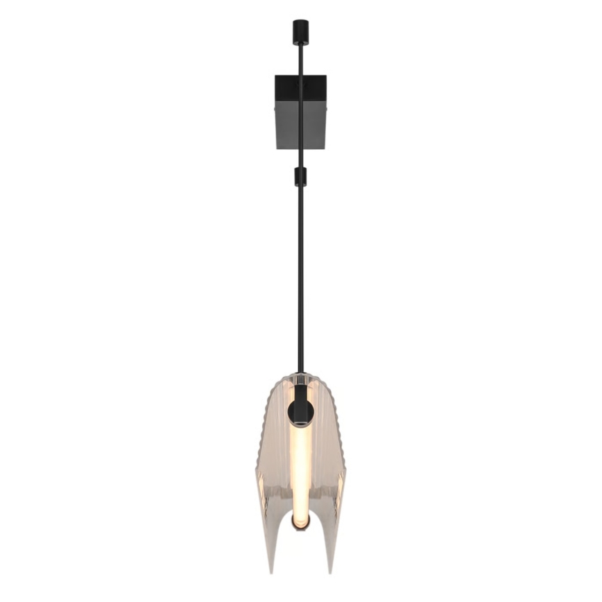 Nordlux - prigušivi LED luster na sajli ALIANI LED/20W/230V 3000K 100 cm crna/prozirna