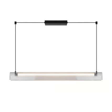 Nordlux - prigušivi LED luster na sajli ALIANI LED/20W/230V 3000K 100 cm crna/prozirna