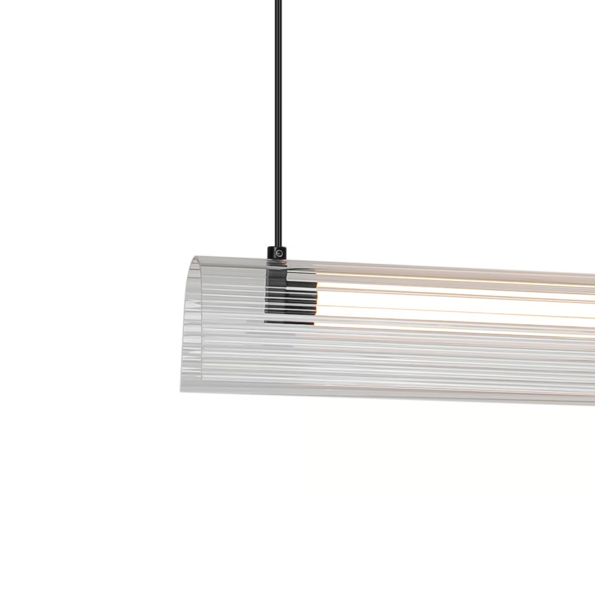 Nordlux - prigušivi LED luster na sajli ALIANI LED/20W/230V 3000K 100 cm crna/prozirna