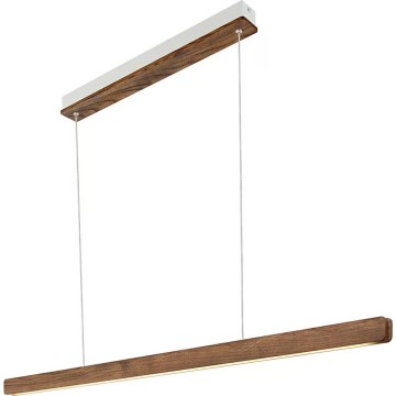 Nordlux - LED luster s mogućnošću prigušivanja na kabelu ILGAS LED/47W/230V 3000K smeđa/jasen 115 cm