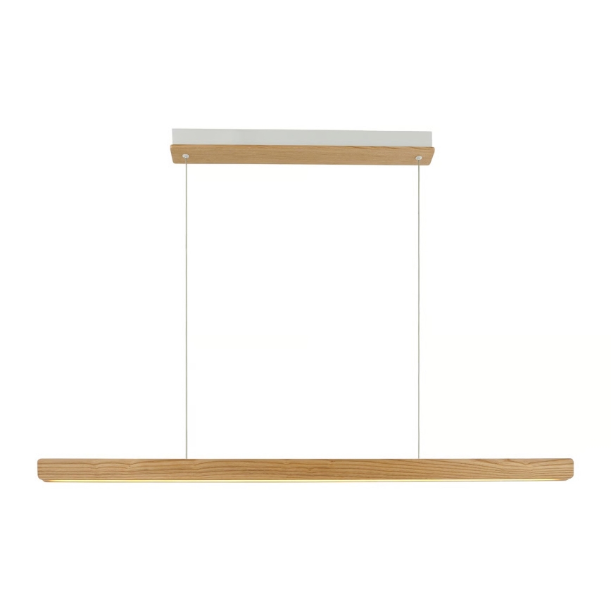 Nordlux - LED luster s prigušivanjem na sajli ILGAS LED/47W/230V 3000K bež/bijela/jasen 115 cm