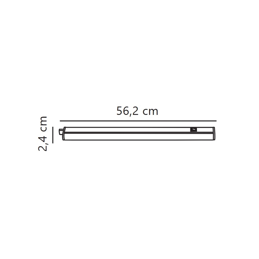 Nordlux - LED Podelementna svjetiljka LATONA LED/8W/230V 3000/4000K 56,2 cm