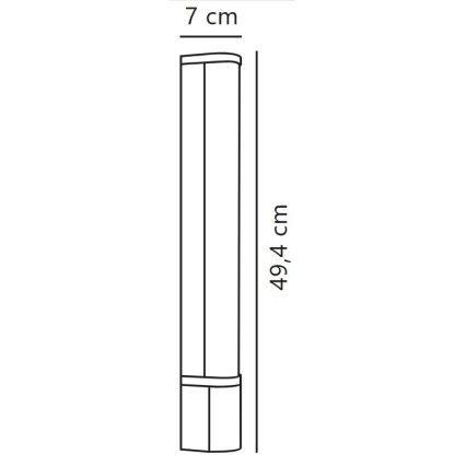 Nordlux - LED Podelementna svjetiljka s utičnicom MALAIKA LED/6W/230V 3000K IP44 bijela