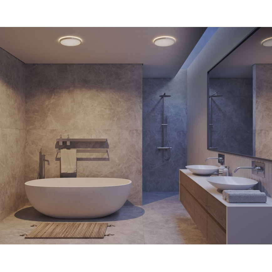 Nordlux - LED prigušivo kupaonsko stropno svjetlo OJA LED/14,5W/230V 3000/4000K IP54 promjer 30 cm