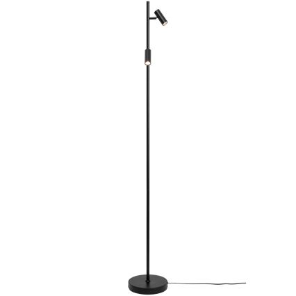 Nordlux - LED Prigušiva dodirna podna lampa OMARI 2xLED/3,2W/230V crna