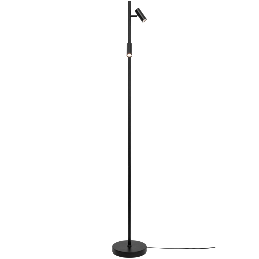 Nordlux - LED Prigušiva dodirna podna lampa OMARI 2xLED/3,2W/230V crna