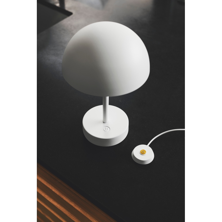 Nordlux - LED Prigušiva punjiva vanjska stolna lampa ELLEN LED/2,8W/3,7V IP44 bijela