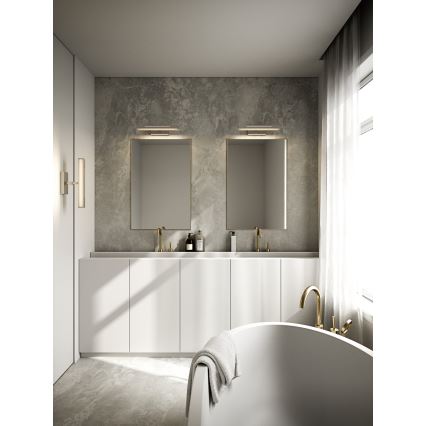 Nordlux - LED Prigušiva rasvjeta za ogledalo u kupaonici OTIS LED/14W/230V IP44 40 cm srebrna