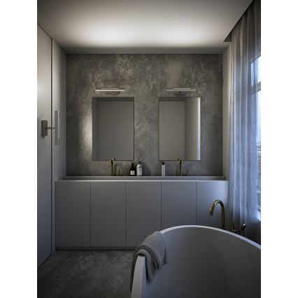 Nordlux - LED Prigušiva rasvjeta za ogledalo u kupaonici OTIS LED/14W/230V IP44 40 cm srebrna