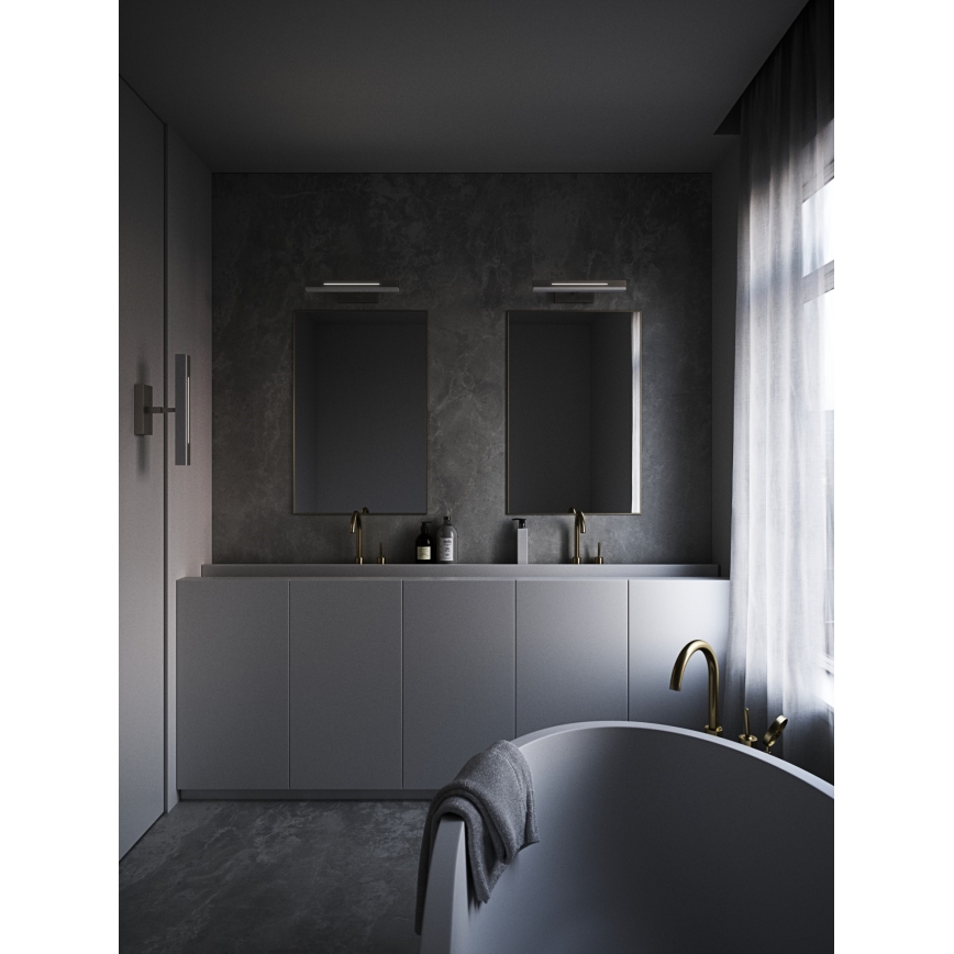 Nordlux - LED Prigušiva rasvjeta za ogledalo u kupaonici OTIS LED/14W/230V IP44 40 cm mat krom
