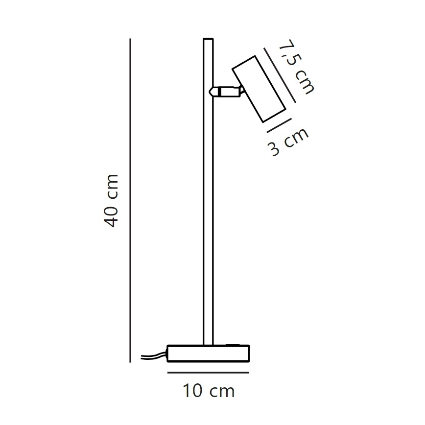 Nordlux - LED Prigušiva stolna lampa OMARI LED/3,2W/230V bijela