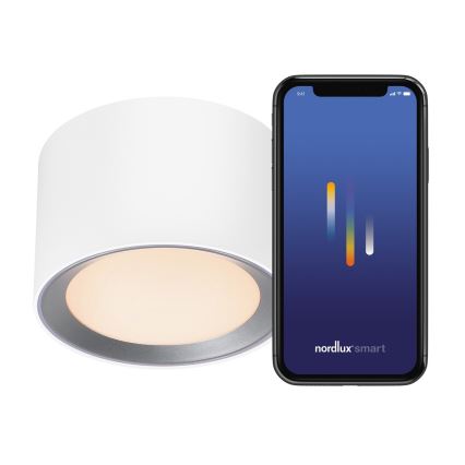 Nordlux - LED Prigušiva kupaonska reflektorska svjetiljka LANDON SMART LED/8W/230V 2700-6500K IP44 bijela