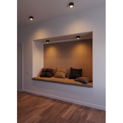 Nordlux - LED Prigušiva kupaonska reflektorska svjetiljka LANDON SMART LED/8W/230V 2700-6500K IP44 crna